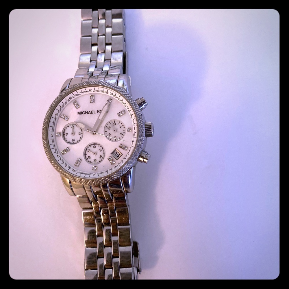 Michael Kors stainless steel bracelet watch